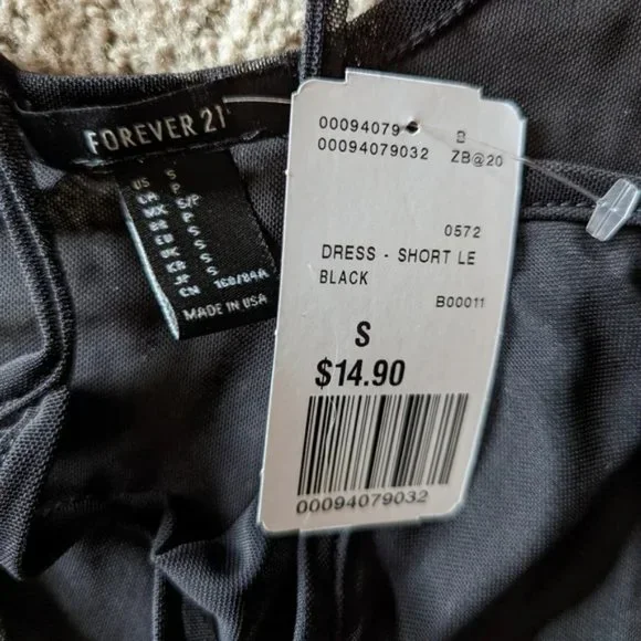 F21 Mesh Lingerie / Bodycon Mini Dress - Picture 5 of 7